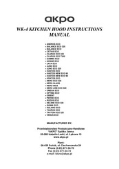 akpo WK-4 JUNO ECO 320 Instruction Manual