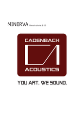 cadenbach MINERVA Quick Start Manual