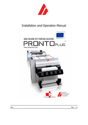 Azonprinter PRONTO PLUS Installation And Operation Manual