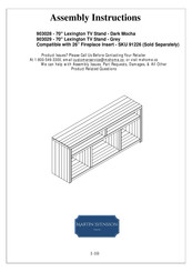 Martin Svensson Lexington 903028 Assembly Instructions Manual
