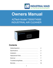 INDUSTRIAL MAID AZTech T4500 Owner's Manual