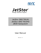 AC&NC JetStor SAS 780JHD JBOD Subsystem User Manual