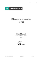 GM INSTRUMENTS NR6 User Manual