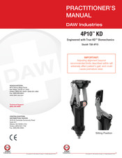 DAW Industries TGK-4P10 Manual