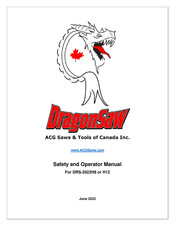 DragonSaw DRS-2022H8 Safety And Operators Manual
