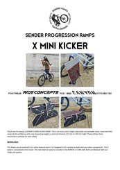 SENDER RAMPS X MINI KICKER Manual