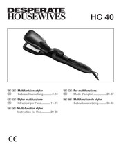 DESPERATE HOUSEWIVES HC 40 Instructions For Use Manual