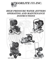 Gorlitz GO 1500A Operating And Maintenance Instructions Manual