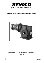 RENOLD jPM Series Installation & Maintenance Manual
