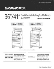 SHOPMAX 93606C2-06A4 Operator's Manual