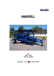 DALBO MAXIROLL 1230 Manual