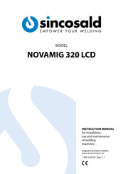 Sincosald NOVAMIG 320 LCD Instruction Manual