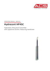 ACS Hydrocont HP4SC Operating Manual