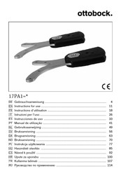 Otto Bock 17PA1 Series Instructions For Use Manual