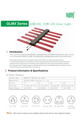 VANQ GLMX720C-S Manual