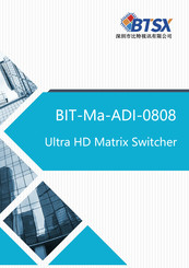BTSX BIT-Ma-ADI-0808 Manual
