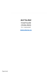 ALSENSE ALS Tire BLE Install Manual