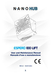 NANO HUB ESPERO 100 LIFT User And Maintenance Manual