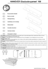 Hanover Glasbodenpaneel 100 Assembly Instructions Manual