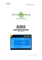 JCM Load Monitoring ALRS2 User Instructions