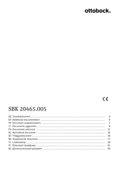 Otto Bock SBK 20465.005 Manual