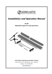 Sonelastic SA-AG Installation And Operation Manual