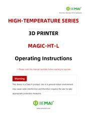 IEMAI MAGIC-HT-L Operating Instructions Manual