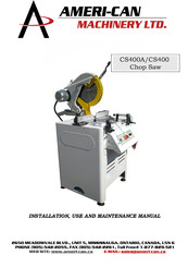 AMERI-CAN MACHINERY CS400A Manual