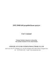 JUN YI SHU 3WP-500B User Manual