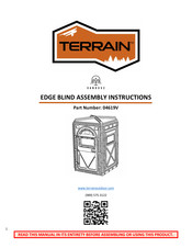 TERRAIN VANROVE EDGE BLIND Assembly Instructions Manual