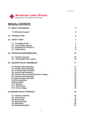 Bradman Lake HS2/60 Manual