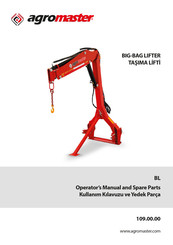 agromaster Big Bag Lifter 1000 Operator's Manual And Spare Parts