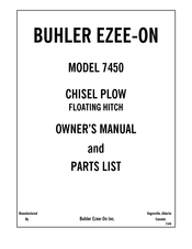 Buhler Ezee-On 7450 Owner's Manual