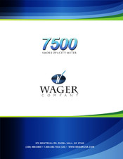 WAGER 7500 Manual