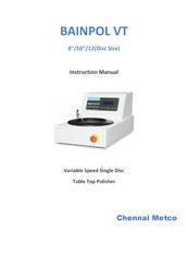 Chennai Metco BAINPOL VT Instruction Manual