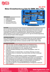 BAS technic 8710 Quick Start Manual