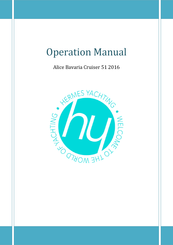 Hermes Yachting Alice Bavaria Cruiser 51 2016 Operation Manual