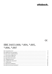 Otto Bock SBK 24833.004 Documentation