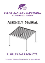 PURPLE LEAF ZY05PRG1012-729R Assembly Manual
