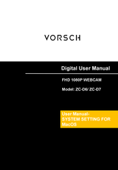 VORSCH ZC-D6 Digital User Manual