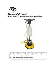 MC Clean+ FM430 Operator's Manual