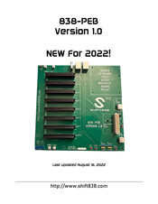 Shift838 838-PEB Version 1.0 Manual