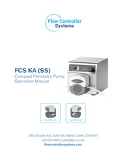 Flow Controller Systems FCS KA SS Operation Manual