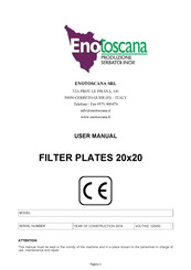 ENOTOSCANA VIRGILIO 30 User Manual