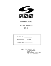 STOLTZFUS SPREADERS TSC0S5 Owner's Manual