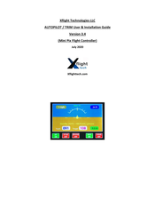 Xflighttech AUTOPILOT / TRIM User's Installation Manual