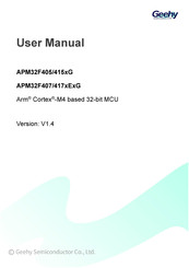 Geehy SEMICONDUCTOR APM32F407ZGT6 User Manual