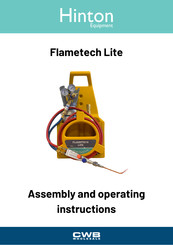 Hinton Equipment Flametech Lite Assembly And Operating Instructions Manual