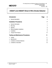 Metasys 2400AIT Technical Bulletin