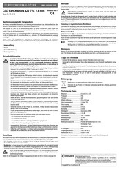 Conrad 75 40 33 Operating Instructions